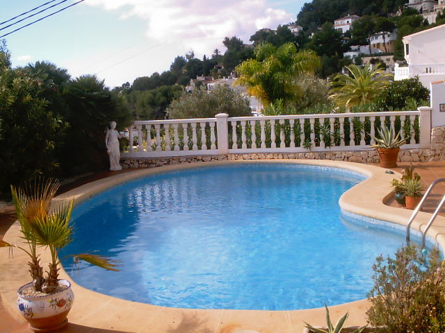 Nierenf�rmiger Pool